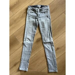 PAIGE Grey Skinny Jeans Women's Size‎ 24 Gray Denim Pants